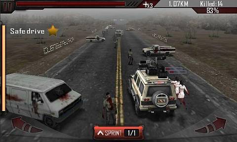 Скриншоты к Zombie Road 3D