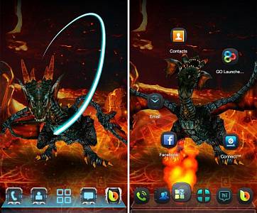 Скриншоты к Fire Dragon Next 3D LWP