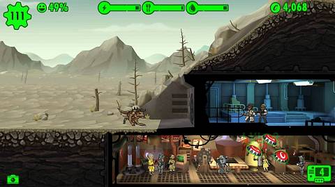 Скриншоты к Fallout Shelter