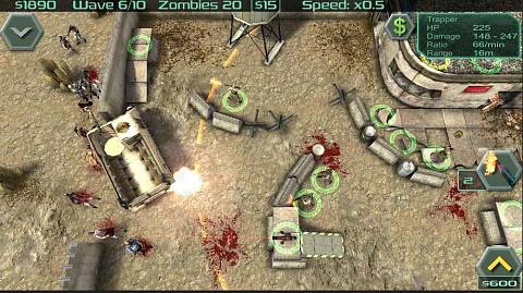 Скриншоты к Zombie Defense