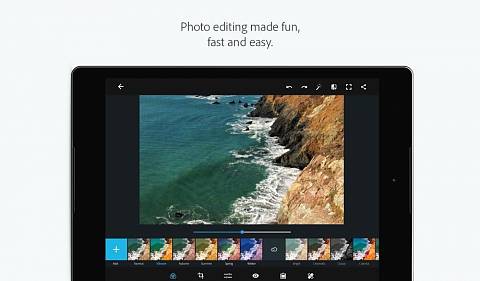 Скриншоты к Adobe Photoshop Express