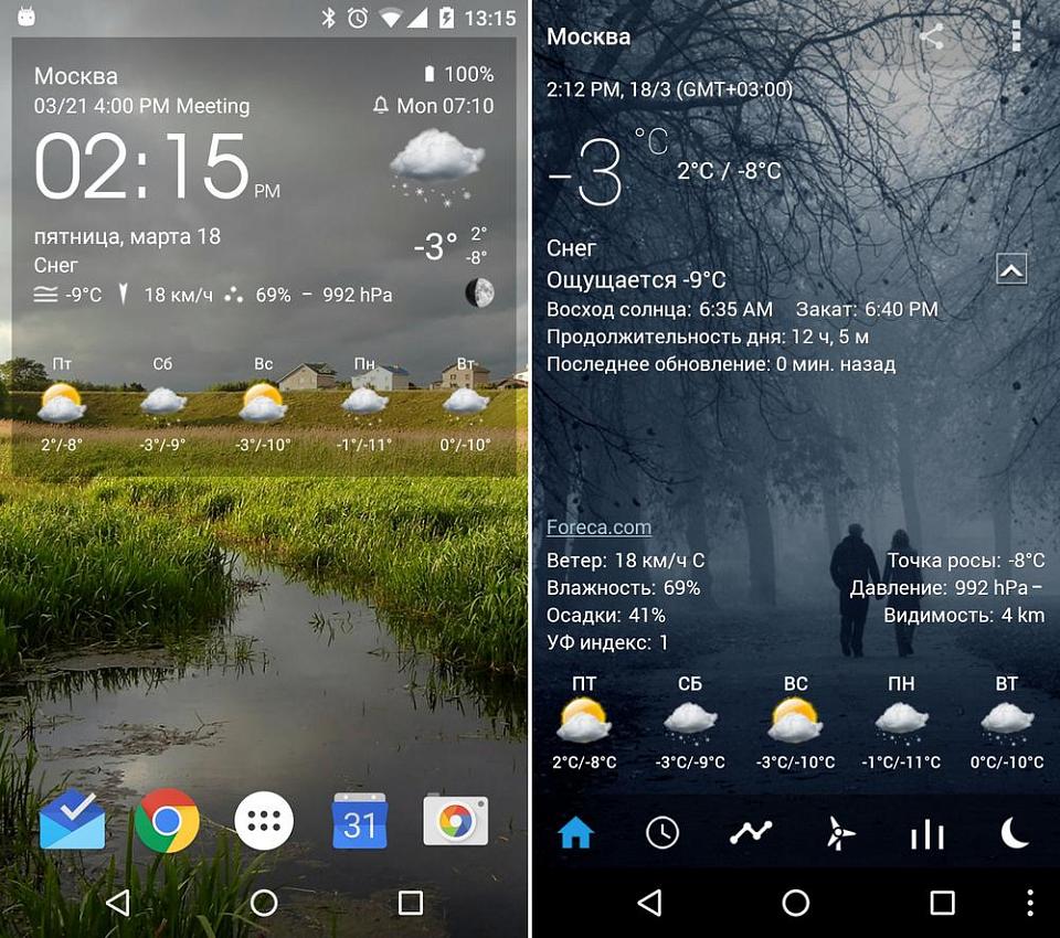 Скачать виджеты на андроид часы и погода на русском бесплатно без регистрации