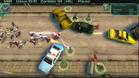 Скриншоты к Zombie Defense